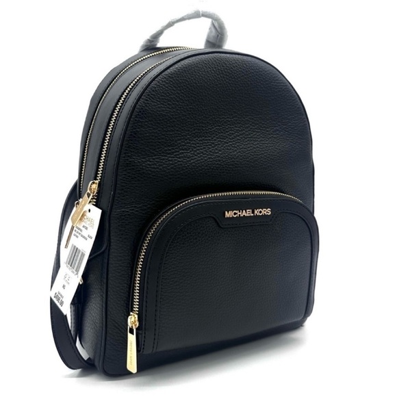 Michael Kors Medium Jaycee Backpack Black/Gold main image 4